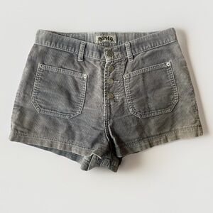 Vintage Y2K Corduroy Shorts Bongo Shorts Size Small/Medium High Waist